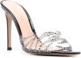 Gianvito Rossi Rika 105mm crystal-embellished mules White - Thumbnail 2