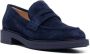 Gianvito Rossi round-toe suede loafers Blue - Thumbnail 2