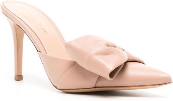 Gianvito Rossi Safira 90mm leather mules Pink