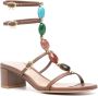 Gianvito Rossi Shanti 55mm leather sandals Brown - Thumbnail 2