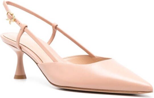Gianvito Rossi Ascent 55mm slingback pumps Pink