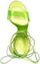 Gianvito Rossi Spice 95mm transparent-strap sandals Green - Thumbnail 4