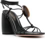 Gianvito Rossi stone-embellished lace-up sandals Black - Thumbnail 2