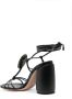 Gianvito Rossi stone-embellished lace-up sandals Black - Thumbnail 3