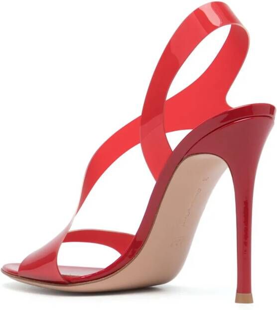 Gianvito Rossi strap-detail open-toe sandals Red