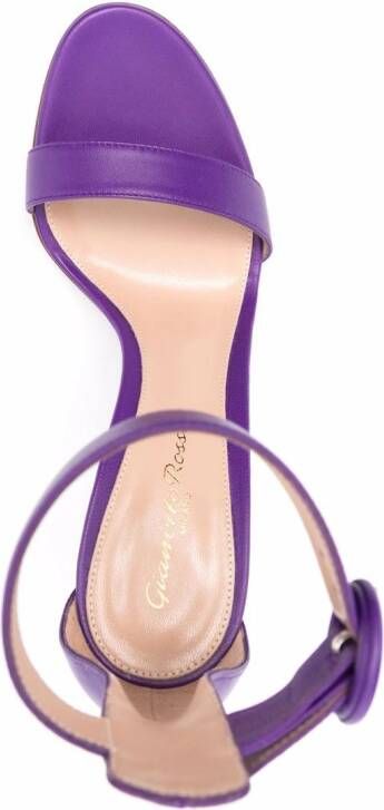 Gianvito Rossi strappy 110mm leather sandals Purple