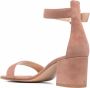 Gianvito Rossi strappy 60mm suede sandals Neutrals - Thumbnail 3