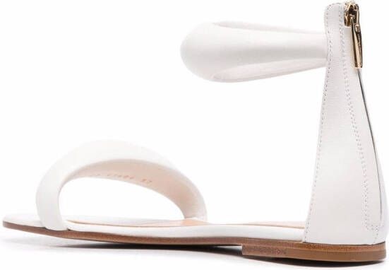Gianvito Rossi strappy leather sandals White