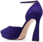 Gianvito Rossi suede 85mm pumps Purple - Thumbnail 3