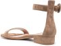 Gianvito Rossi suede buckle-fastening sandals Neutrals - Thumbnail 3