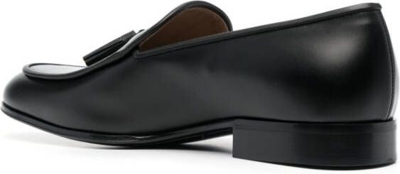 Gianvito Rossi tassel-detail leather loafers Black