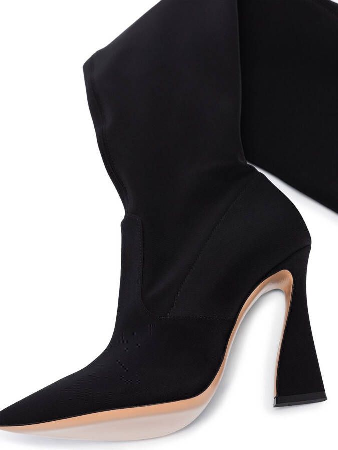 Gianvito Rossi thigh-high 105mm boots Black