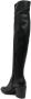 Gianvito Rossi thigh-high pointed boots Black - Thumbnail 3