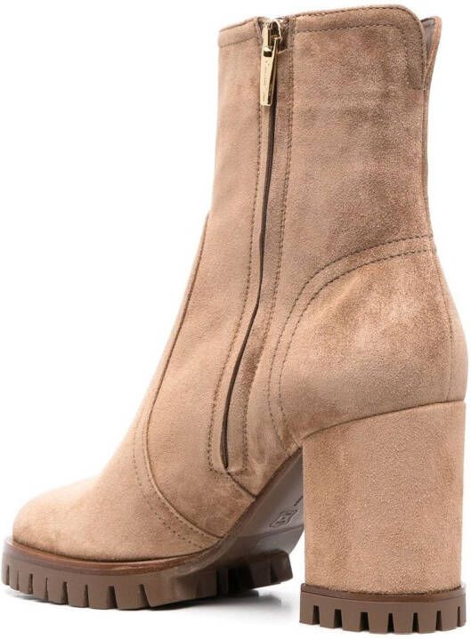 Gianvito Rossi Timber 70mm suede boots Neutrals