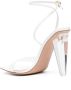 Gianvito Rossi Odyssey 120mm trasnparent sandals White - Thumbnail 3