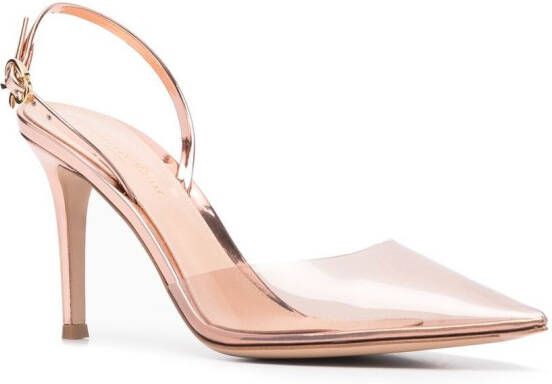 Gianvito Rossi transparent 105mm pumps Neutrals