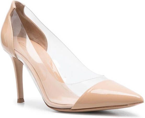 Gianvito Rossi Plexi 85mm transparent pumps Neutrals