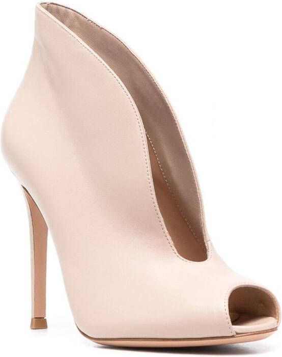Gianvito Rossi Vamp 100mm leather pumps Neutrals