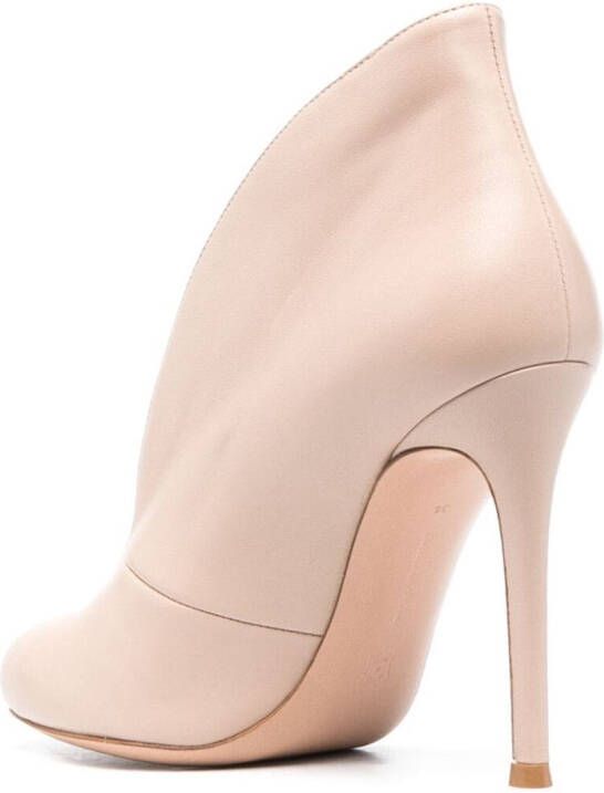 Gianvito Rossi Vamp 100mm leather pumps Neutrals