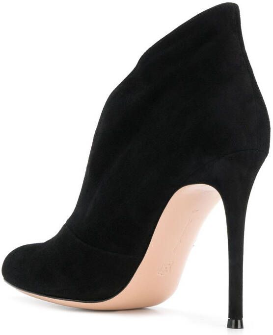 Gianvito Rossi Vamp 105mm suede ankle boots Black