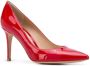 Gianvito Rossi varnished 85mm stiletto pumps Red - Thumbnail 2
