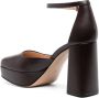 Gianvito Rossi Vian Glove 105mm leather pumps Brown - Thumbnail 3