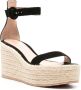 Gianvito Rossi wedge suede sandals Black - Thumbnail 2