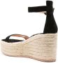 Gianvito Rossi wedge suede sandals Black - Thumbnail 3