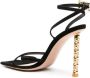 Gianvito Rossi Wonder 105mm suede sandals Black - Thumbnail 3