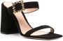 Gianvito Rossi Wondy 105mm suede mules Black - Thumbnail 2