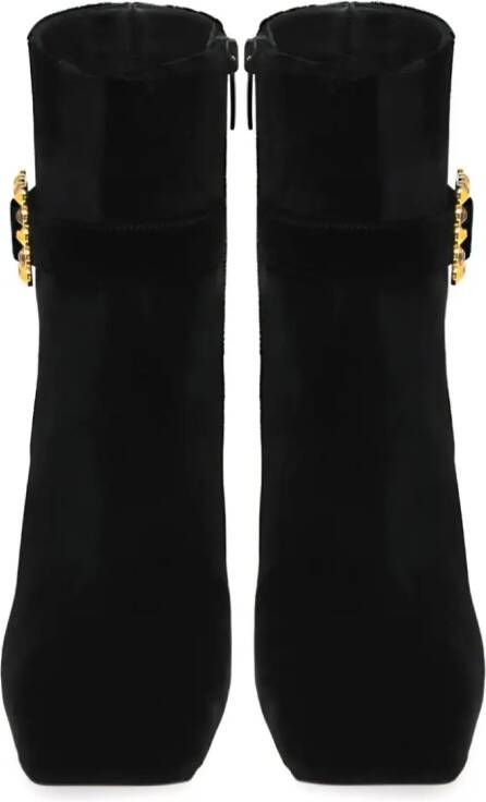 Gianvito Rossi Wondy buckled ankle boots Black