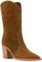 Gianvito Rossi wooden heel cowboy boots Brown - Thumbnail 2