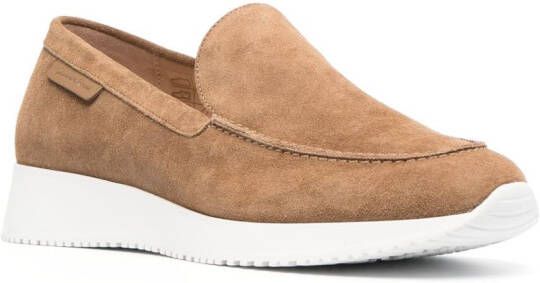 Gianvito Rossi Yachtclub suede loafers Brown