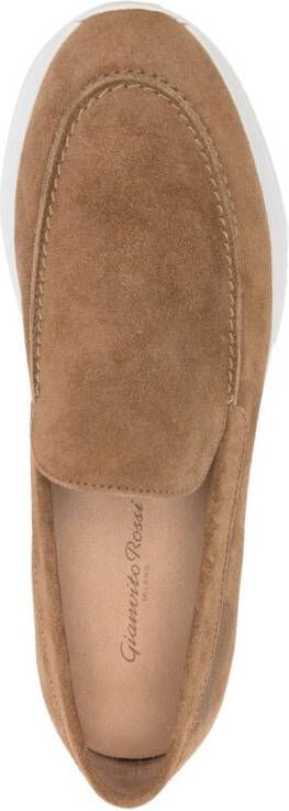Gianvito Rossi Yachtclub suede loafers Brown