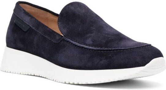 Gianvito Rossi Yatchclub suede loafers Blue