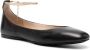 Giorgio Armani chain link-detail leather ballerina shoes Black - Thumbnail 2