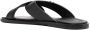 Giorgio Armani logo-patch sandals Black - Thumbnail 3