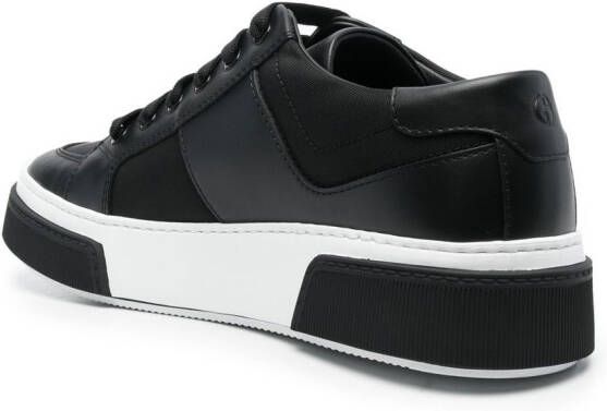 Giorgio Armani low-top lace-up sneakers Black