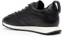 Giorgio Armani panelled lace-up leather sneakers Black - Thumbnail 3