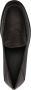 Giorgio Armani whipstitch-detail leather loafers Brown - Thumbnail 4