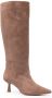 Giuliano Galiano 60mm suede knee-high boots Brown - Thumbnail 2