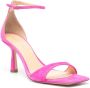 Giuliano Galiano 75mm heel suede sandals Pink - Thumbnail 2