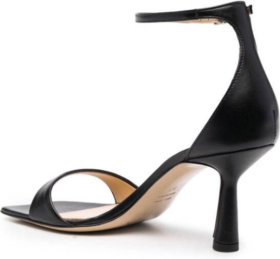 Giuliano Galiano 7mm heeled open-toe sandals Black