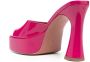 Giuliano Galiano Charlie 125mm patent-leather mules Pink - Thumbnail 3