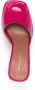 Giuliano Galiano Charlie 125mm patent-leather mules Pink - Thumbnail 4