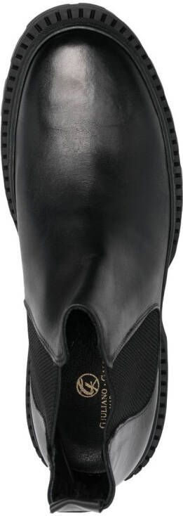 Giuliano Galiano Elvis leather ankle boots Black