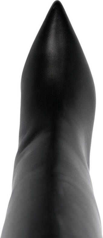 Giuliano Galiano Jane 60mm leather boots Black