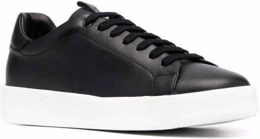 Giuliano Galiano Road low-top leather sneakers Black