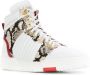 Giuliano Galiano snake-print high-top sneakers White - Thumbnail 2
