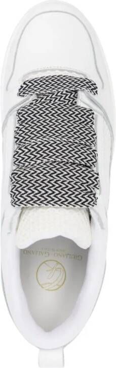 Giuliano Galiano Vyper panelled sneakers White